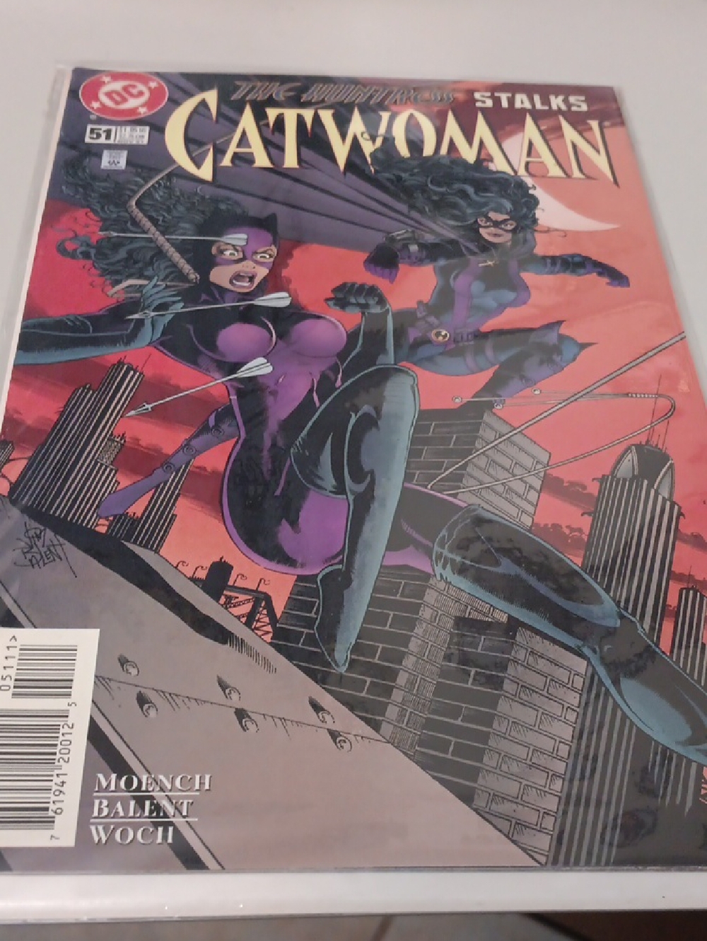 DC Catwoman Comic  - Purple and Black Costume